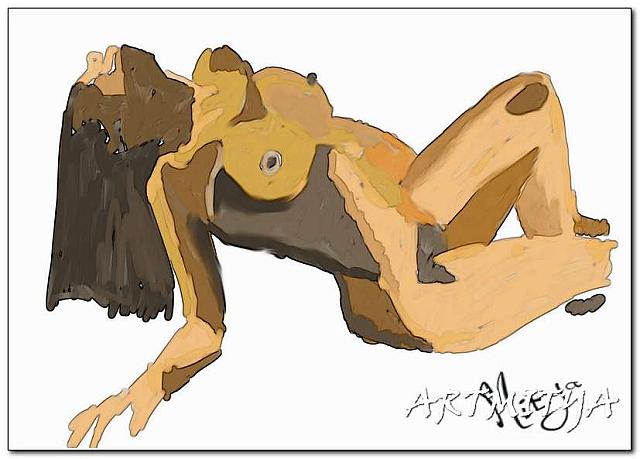 Reclining nude 02 variation
