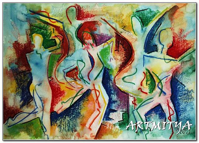 Vibrant collection of movement 03