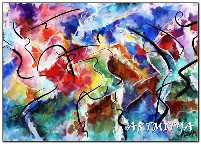 Vibrant collection of movement 06