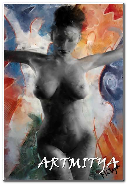 There is a nude in my painting