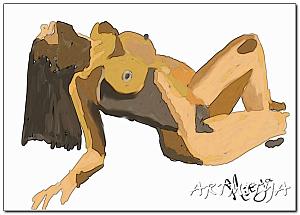 Reclining nude 02 variation