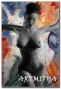 There is a nude in my painting